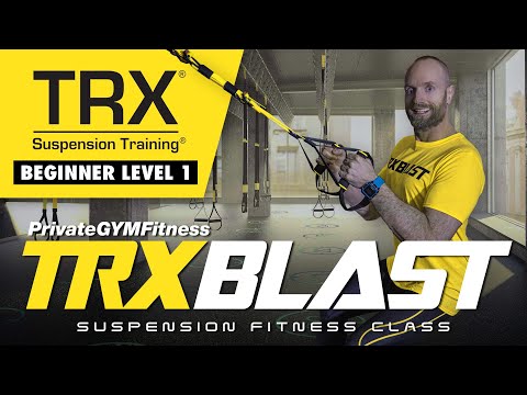 🟡  TRX Workout - Full Body (W1, D1) | Level 1 for Beginners 👍 TRXBLAST 🔥200-300 kcal