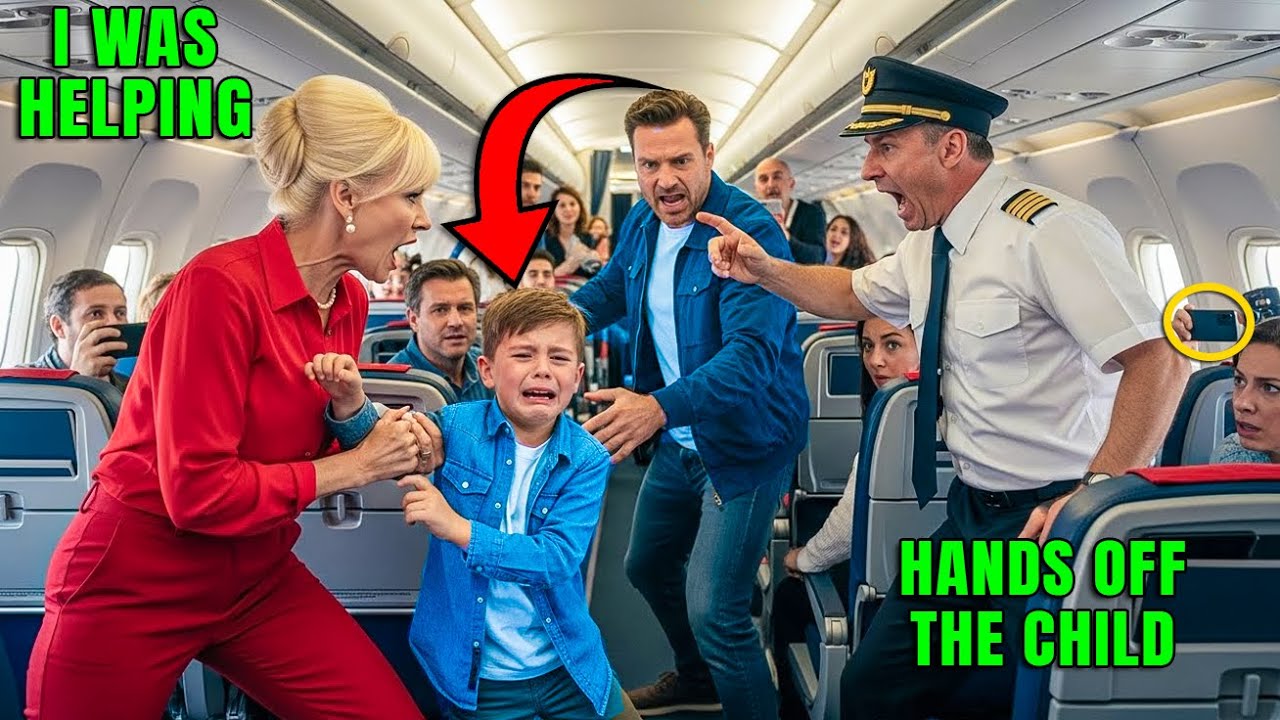 CRUEL Karen Grabbed My Son on a Flight — The Captain’s Reaction SHOCKED Everyone!