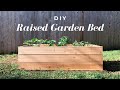 Easy diy raised garden bed   free build plans