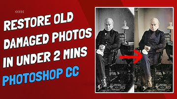 How To Restore Old Photos - New Photo Restoration Neural Filter in Photoshop