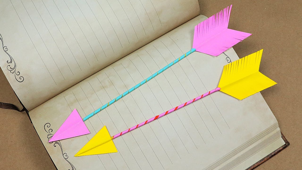How To Make Arrow Bookmark With Paper / DIY Paper Bookmark/ Easy Bookmark Tutorial