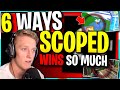 This is why SCOPED wins so much | Fortnite Tips