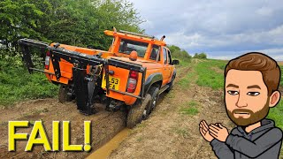 NEW 6 WHEELED SPEC GOES OFFROADING! DOES NOT GO WELL!