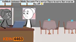 Entitled Customer Thinks Because Im A Server I Have To Serve On My Day Off Ac