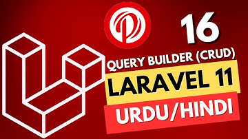 Part 16 | Laravel 11 Tutorial Series in Urdu/Hindi | CRUD with Query Builder |@perfectwebsolutions