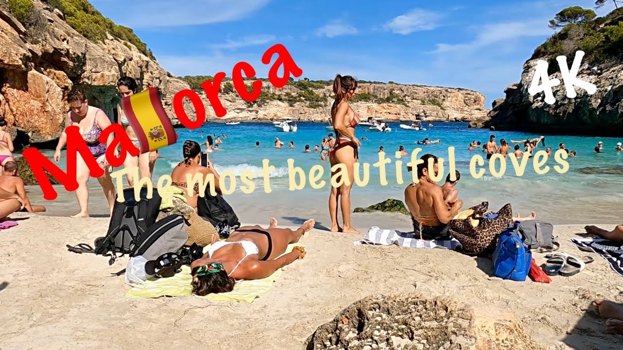 The most beautiful coves in Mallorca Spain 📷4K60