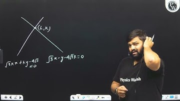 The locus of the point of intersection of the lines 3x-y-43k=0  and 3kx+ky-43=0 for differe....