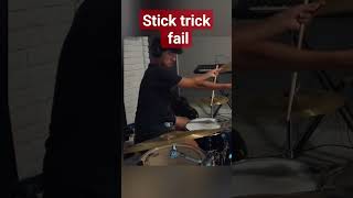 stick trick fail #drums #drum #sticktricks #playdrums #drummer #drumming