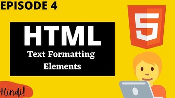 HTML Text Formatting Elements | b, i, u, strike, sup, sub, pre, small | Episode 4 | Series HTML !