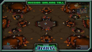 8-Bit Invaders! - Walking Tall - Hard - 3 Stars