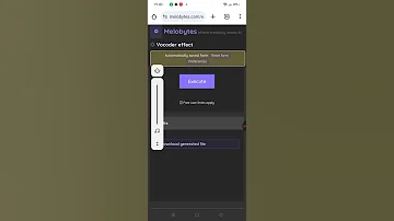 Melobytes Vocoder Execution Complete 
