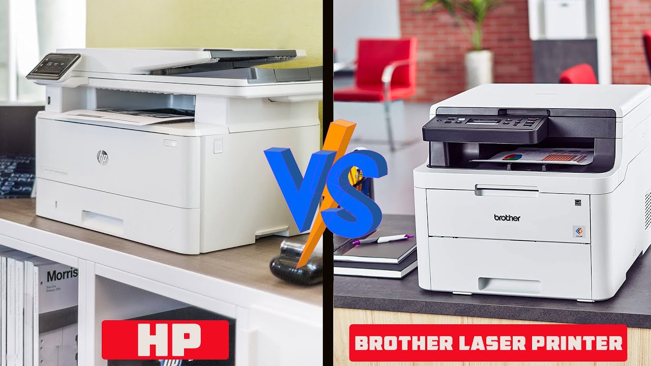 Blind ontwikkeling Microcomputer HP vs Brother Laser Printer - YouTube