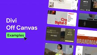 Divi Off Canvas Menu Examples [Free Layout]