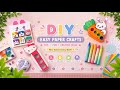 DIY Easy Paper Craft ideas / How to make / Easy to make / School projects / miniature craft