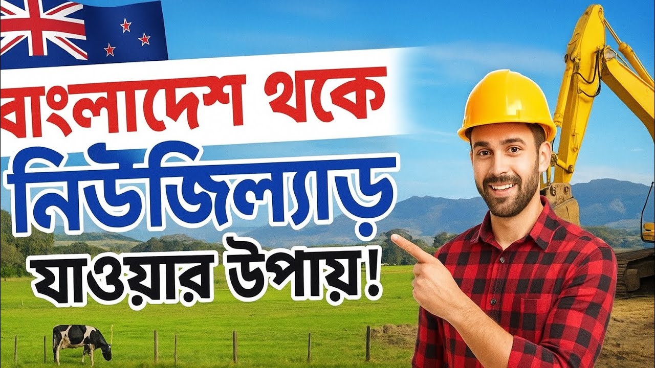 🇧🇩 বাংলাদেশ থেকে নিউজিল্যান্ড যাওয়ার সম্পূর্ণ গাইড 🇳🇿 | Full Process 2025 | Work  Visa Explained