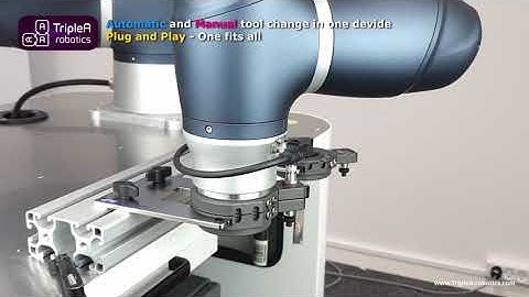 The WINGMAN Cobot Tool Changer system installed on Doosan robot