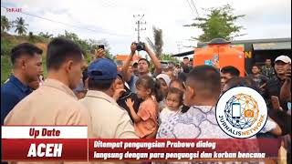 Presiden Prabowo meninjau korban banjir bandang di Aceh, Sumut dan Sumbar