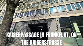 Kaiser Page In Frankfurt On The Kaiserstre