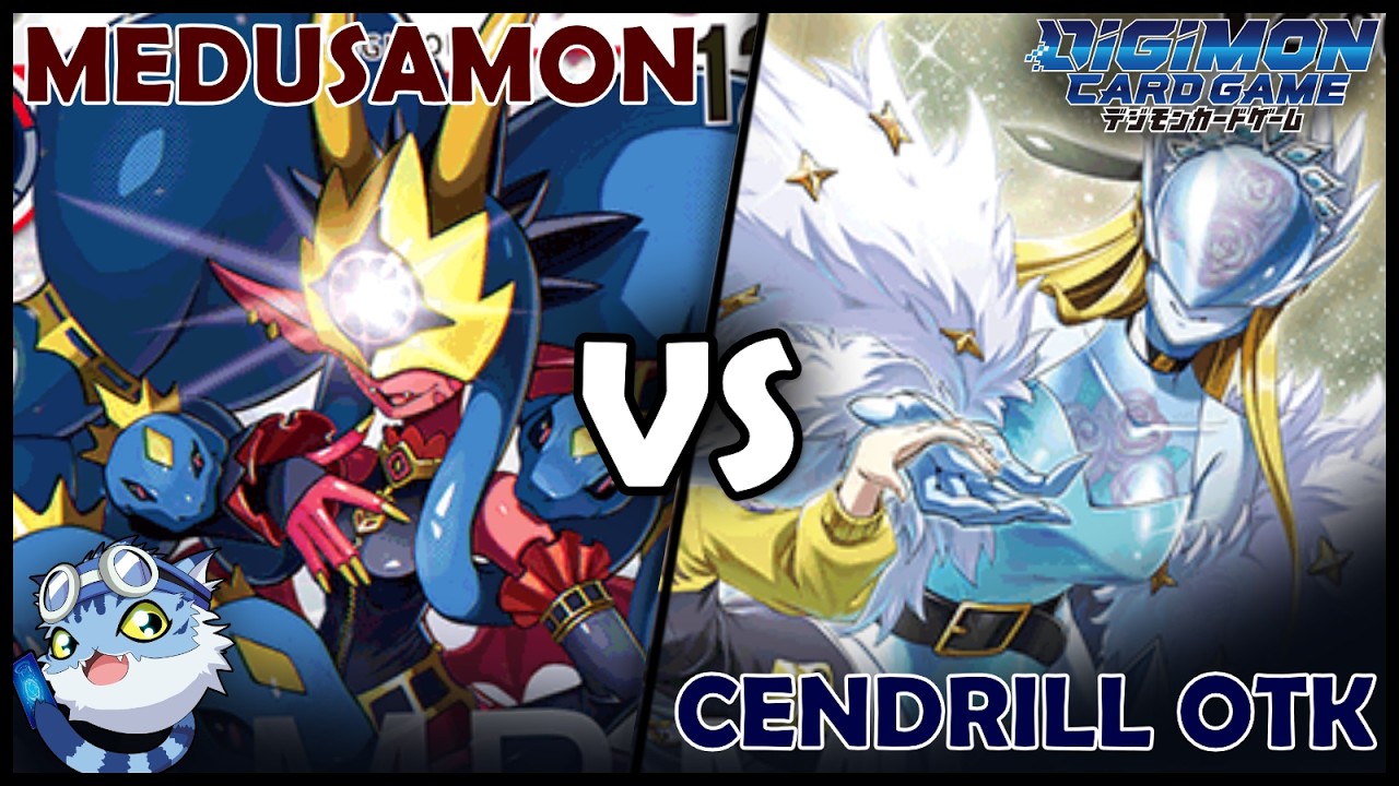 Cendrillmon OTK vs New Medusamon! - Digimon TCG EX11 In Person Match & Commentary