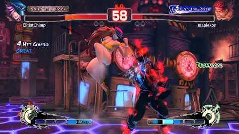 Ultra Street Fighter IV battle: Poison vs Evil Ryu