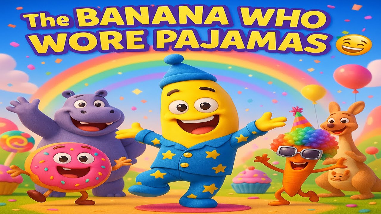 🍌 Meet Banana Joe! The Banana Who Wore Pajamas & Made Everyone Laugh! 😂