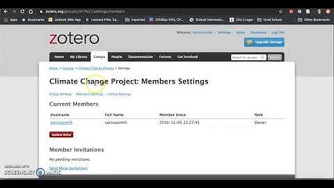 How to Setup Group Libraries in Zotero