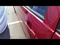 How to open rear mk4 door with broken handle