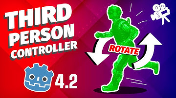 [Godot 4] Rotate and Control 3D Player with Camera