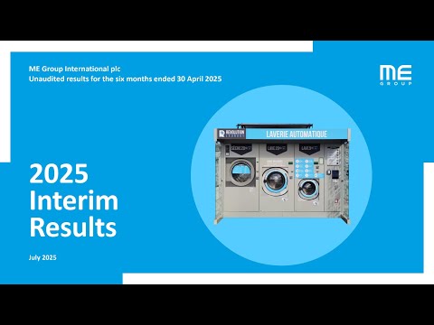 ME GROUP INTERNATIONAL PLC - 2025 Interim Results..