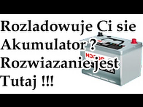 Pobor Pradu Na Postoju? Rozladowujacy Sie Akumulator? - Youtube