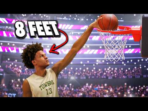 I CHEATED In the NBA 2K26 SLAM DUNK Contest with a 8 FOOT DUNKER...