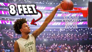 I CHEATED In the NBA 2K26 SLAM DUNK Contest with a 8 FOOT DUNKER...