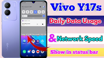 vivo y17s data usage settings, vivo y17s data speed setting, vivo y17s data usage show