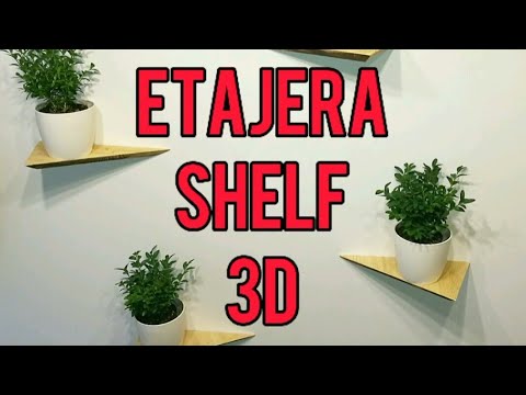 ETAJERA 3D Plutitoare  Mobila De Zece  Decor perete Lemn. 3D Floating SHELF  Wood Wall decoration