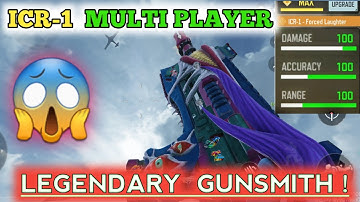 BEST ICR-1 GUNSMITH IN MULTIPLAYER | COD Mobile 2022 Best ICR-1 Gunsmith | ICR-1 LOADOUT