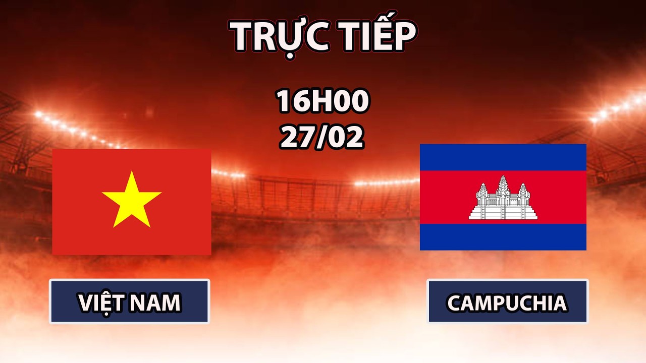 🔴U18 Việt Nam vs U18 Campuchia | U18 Đông Nam Á | Lứa Trẻ Việt Nghiền Nát Đối Thủ