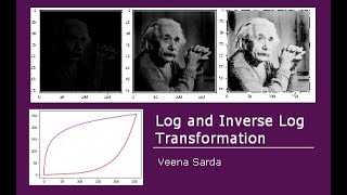 Log and Inverse Log transformation on Imag...