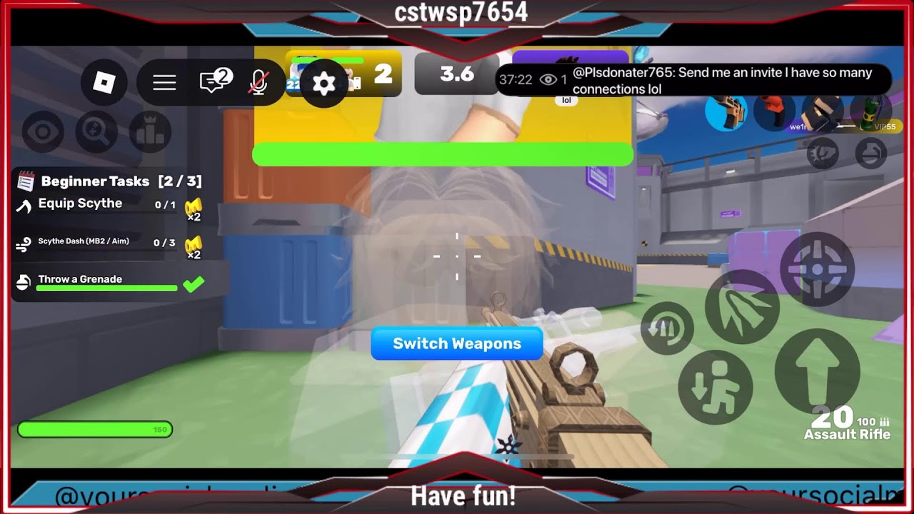 🔴LIVE🔴 RIVALS TTS on for offline  donos! Tryna hit affiliate! Not the best but I try!