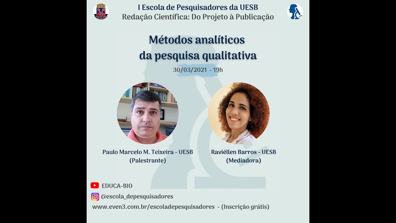 MÉTODOS ANALÍTICOS DA PESQUISA QUALITATIVA