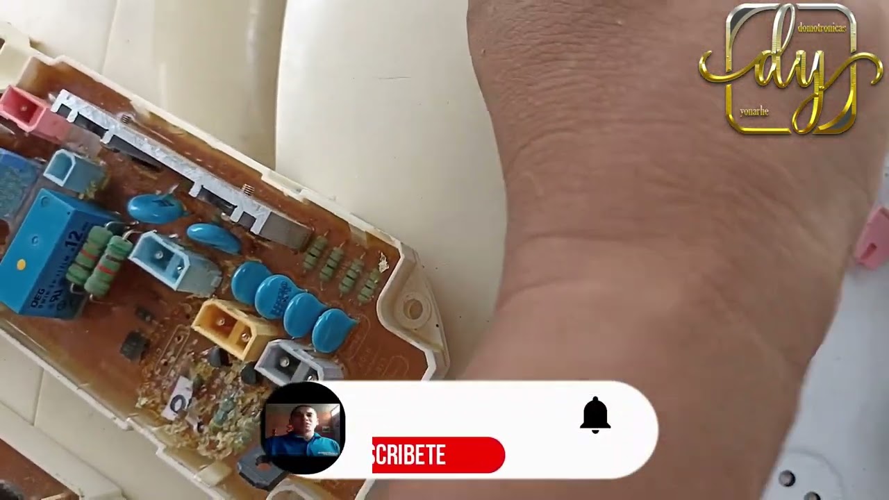 como reparar tarjeta lavadora lg no lava ni centrifuga