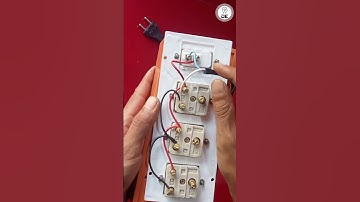 3 Socket 1 Switch Board Wiring #devbhoomiexperiment #extensionboard