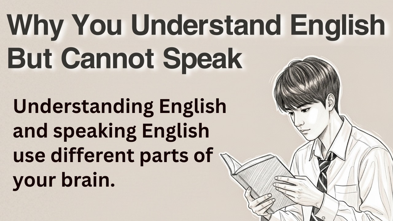 Why You Understand English But Cannot Speak | English Listening Story ...