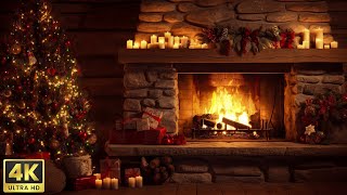 [4k UHD] Relaxing Christmas Music Ambience  Cozy 4K Christmas Piano Music