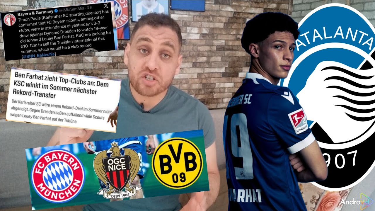 العملاق البفاري، دورتموند، أتلانتا الإيطالي هابلين على بن فرحات😱الجامعة لازم تتحرك قبل ما نخسروه🔥