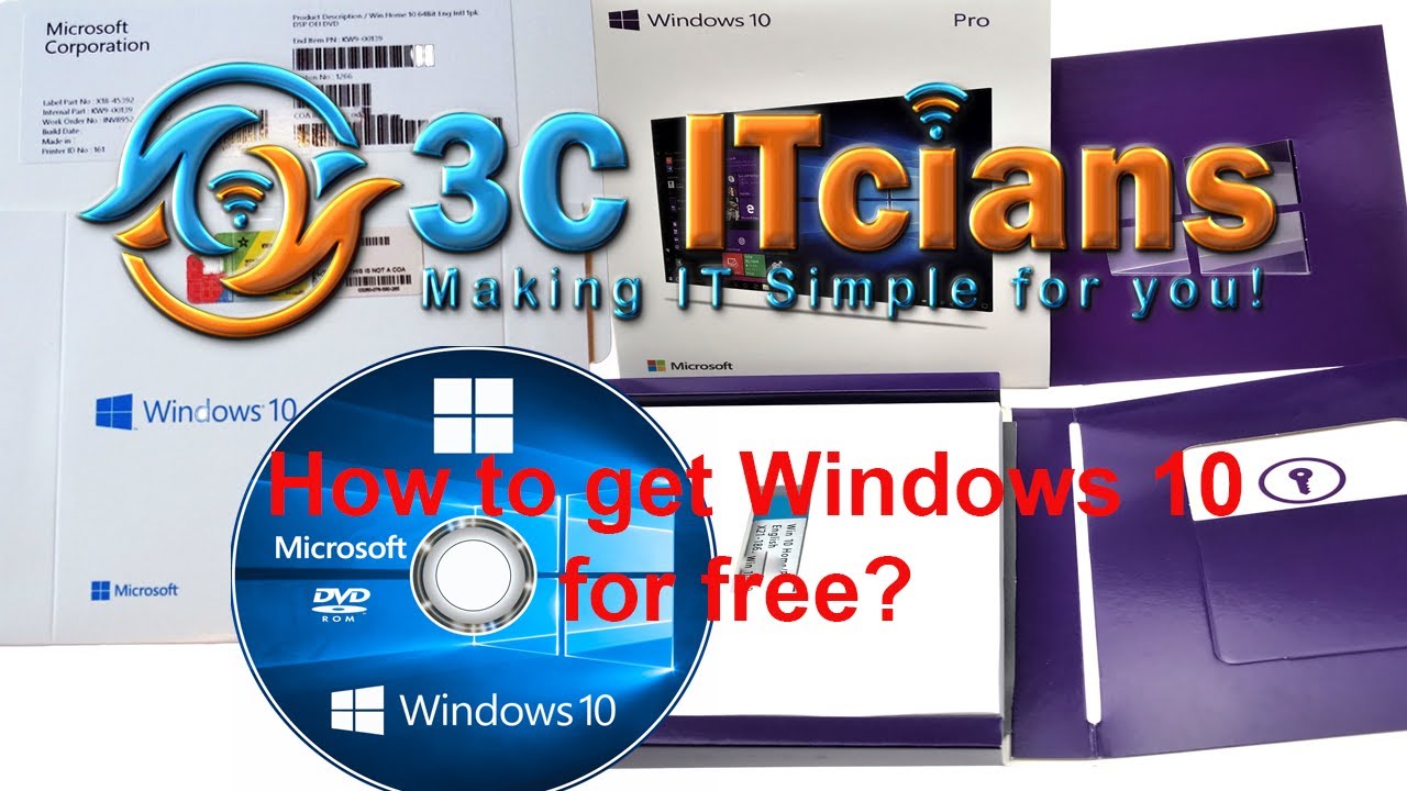 Windows 10 tutorial: How to get Windows 10 for free? - YouTube