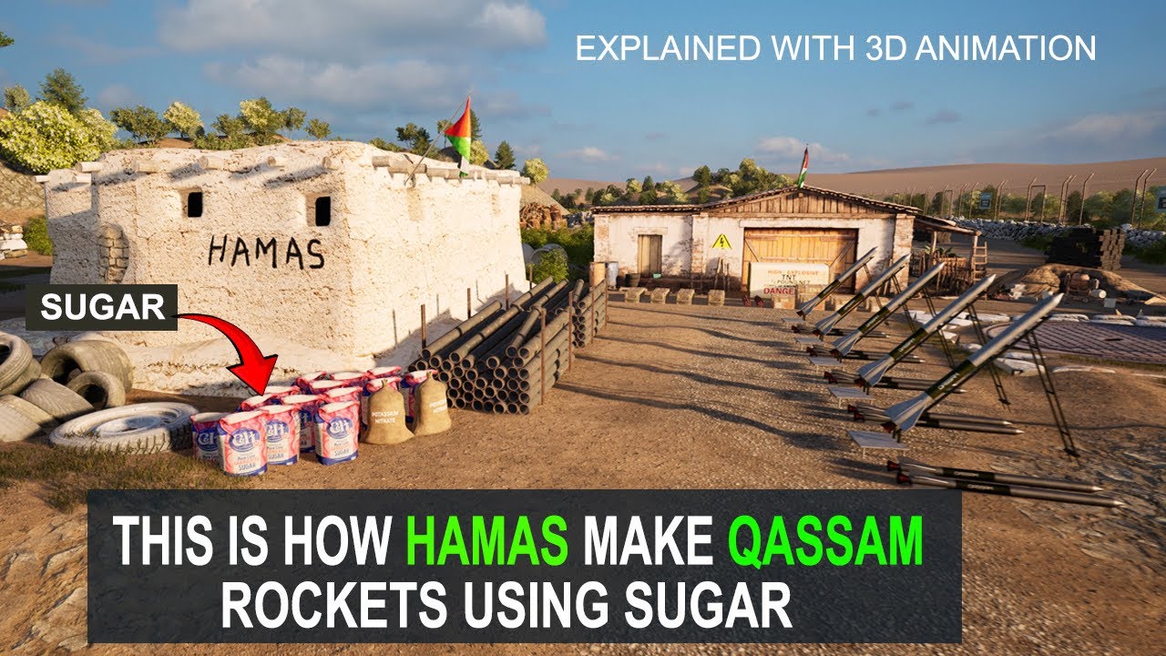 Hammas Made Rockets How Hamas makes Qassam Rockets to attack Israel | 4K 3D Animation - YouTube