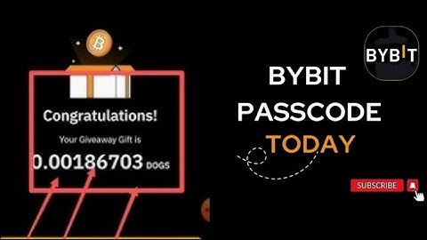 bybit giveaway passcode | bybit giveaway today |