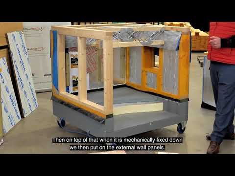 Self Build Timber Frame Demonstration with Frame Technologies