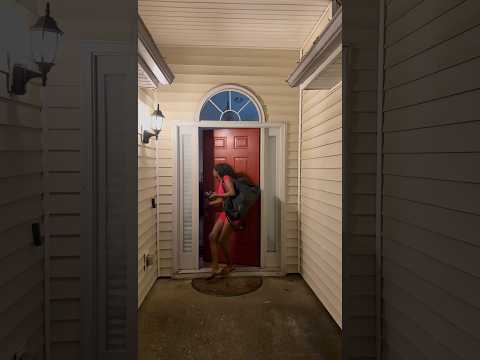 Brooke tries to sneak & leave before Larry wakes up to take her to school!