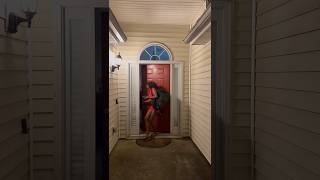 Brooke tries to sneak leave before Larry wakes up to take her to school